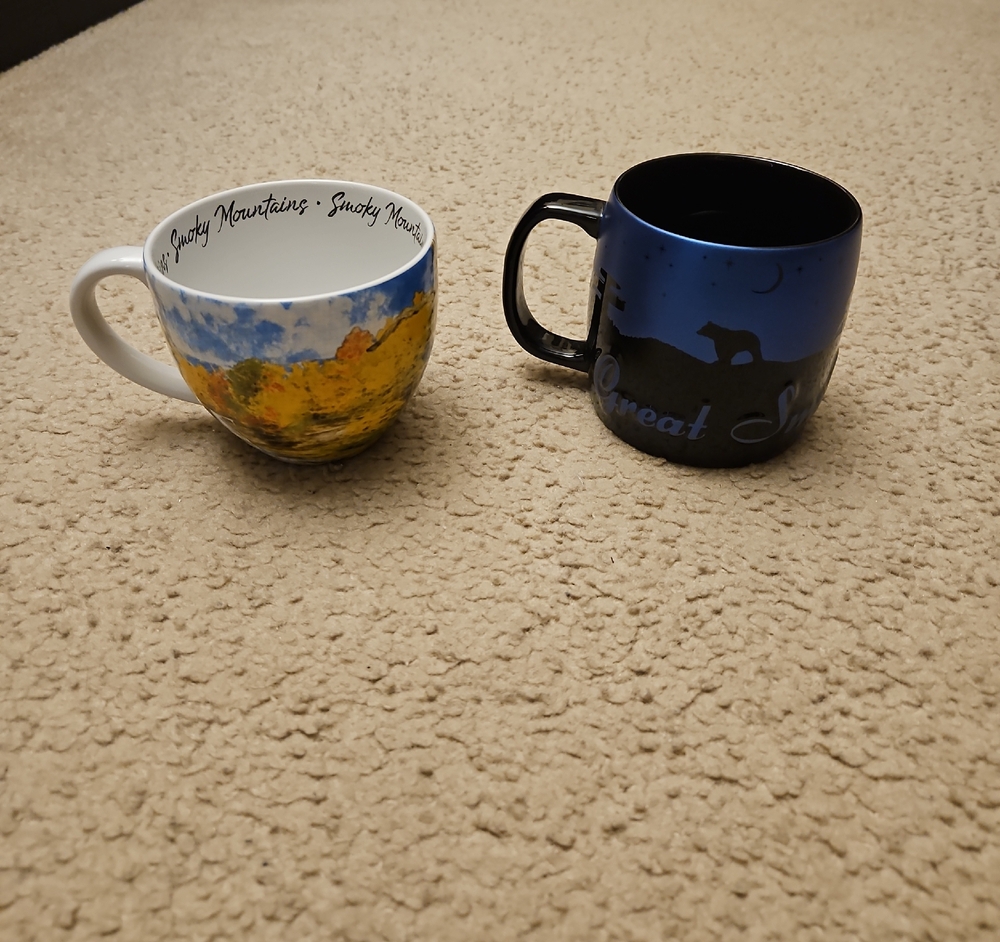 Great Smoky Mountains Coffee Mugs | Two Mugs